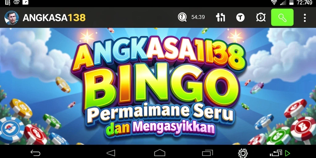 Screenshot gameplay utama ANGKASA138 yang menggambarkan keseruan permainan Bingo.