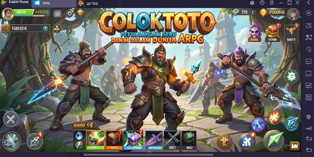 Tampilan gameplay seru dari COLOKTOTO dalam dunia ARPG.
