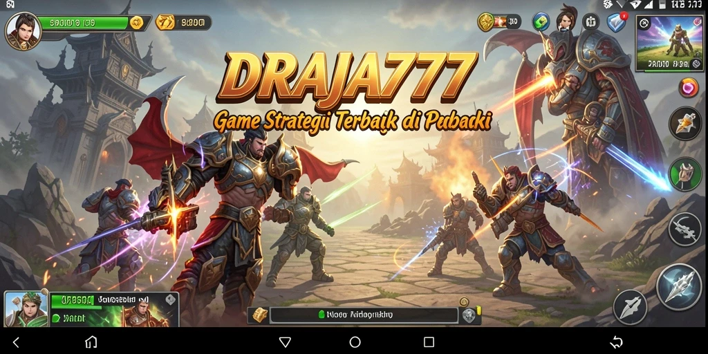 Tangkapan layar DRAJA777 menampilkan aksi strategis yang mendebarkan.
