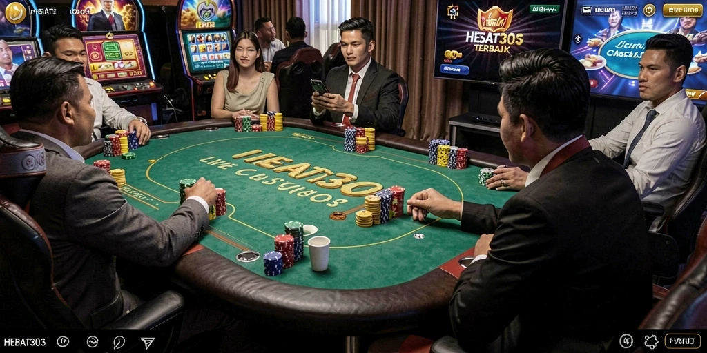 Gameplay Live Casino seru dengan dealer profesional di HEBAT303.