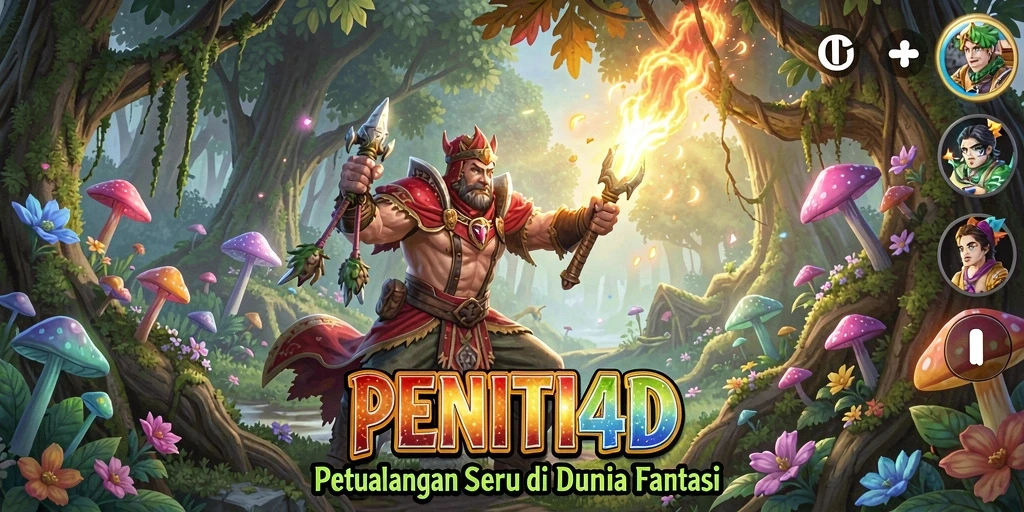 Menampilkan aksi seru dan grafis menarik di dunia PENITI4D.