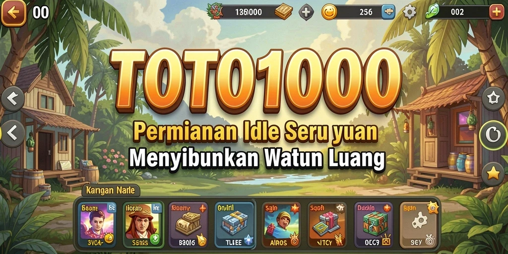 Tampilan gameplay TOTO1000 yang menarik dan intuitif.