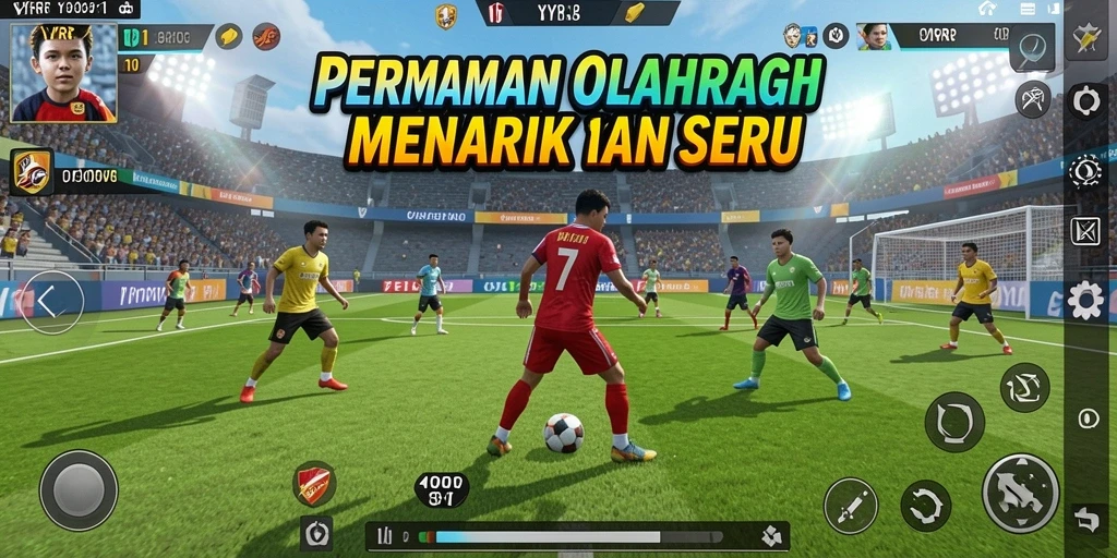 Tampilan screenshot <strong>YYRR</strong> menampilkan aksi olahraga yang seru dan mendebarkan.